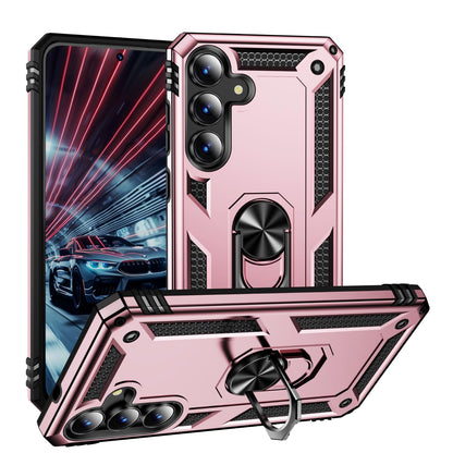 For Galaxy S26 FE 5G Shockproof TPU + PC Phone Case - Rose Gold - EDA005908113E