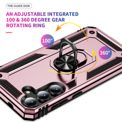 For Galaxy S26 FE 5G Shockproof TPU + PC Phone Case - Rose Gold - EDA005908113E
