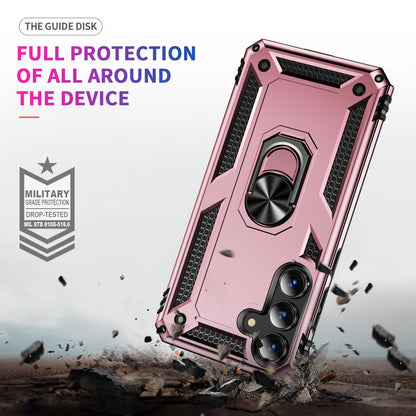 For Galaxy S26 FE 5G Shockproof TPU + PC Phone Case - Rose Gold - EDA005908113E