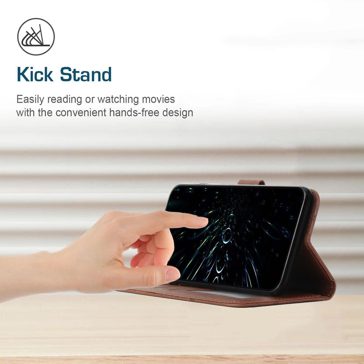 For OPPO Reno16 / Reno16 Pro 5G Global Stitching Calf Texture Buckle Leather Phone Case - Brown - EDA005933327B