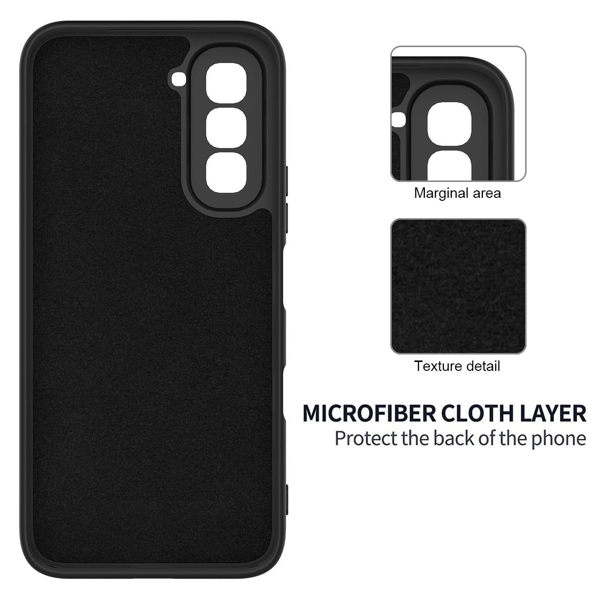 For Infinix Hot 70 Solid Color Liquid Silicone Dropproof Full Coverage Phone Case(Black)