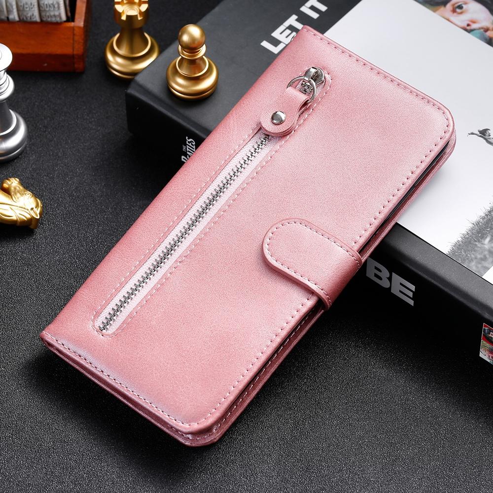 For Honor 600 Smart 5G Fashion Calf Texture Zipper Leather Phone Case(Rose Gold)