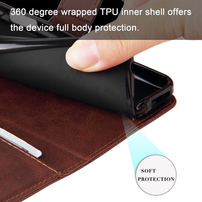 For Honor 600 Smart 5G Fashion Calf Texture Zipper Leather Phone Case(Brown)