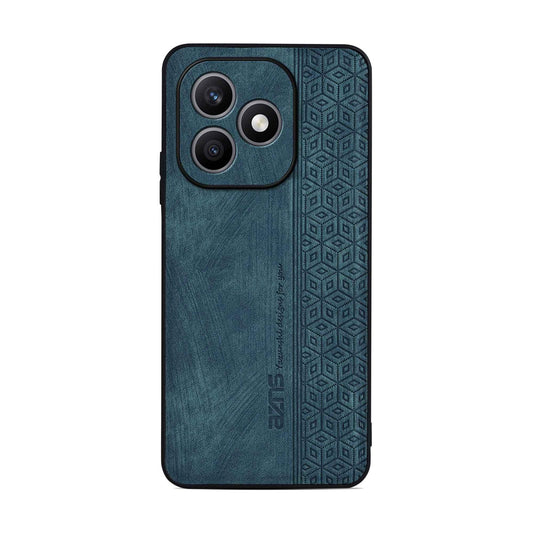 For Honor X8d 4G AZNS 3D Embossed Skin Feel Phone Case(Dark Green)