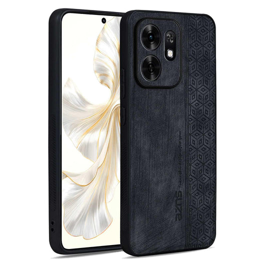 For Honor Play 80 5G/Play 60A 5G AZNS 3D Embossed Skin Feel Phone Case(Black)