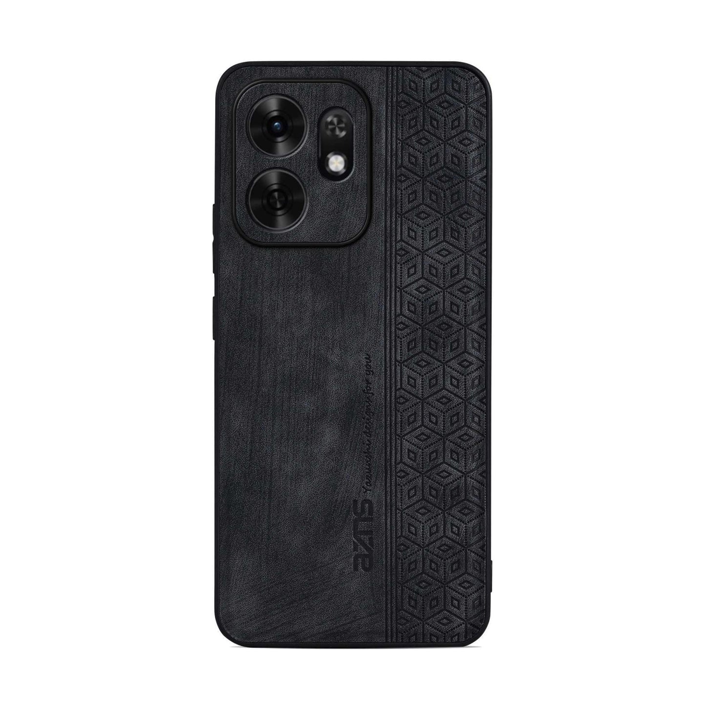 For Honor Play 80 5G/Play 60A 5G AZNS 3D Embossed Skin Feel Phone Case(Black)
