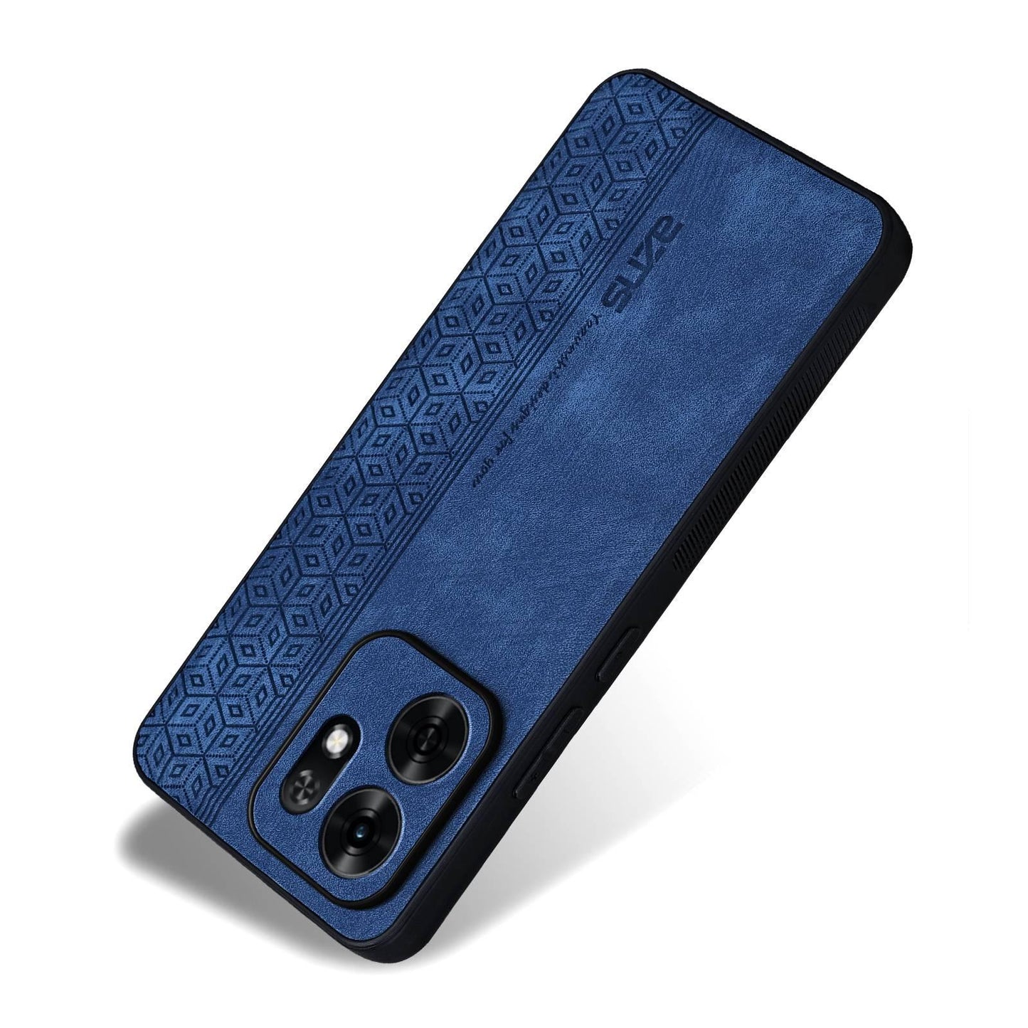 For Honor Play 80 5G/Play 60A 5G AZNS 3D Embossed Skin Feel Phone Case(Sapphire Blue)