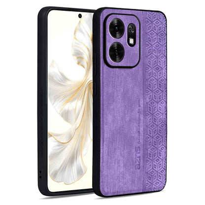 For Honor Play 80 5G/Play 60A 5G AZNS 3D Embossed Skin Feel Phone Case(Purple)
