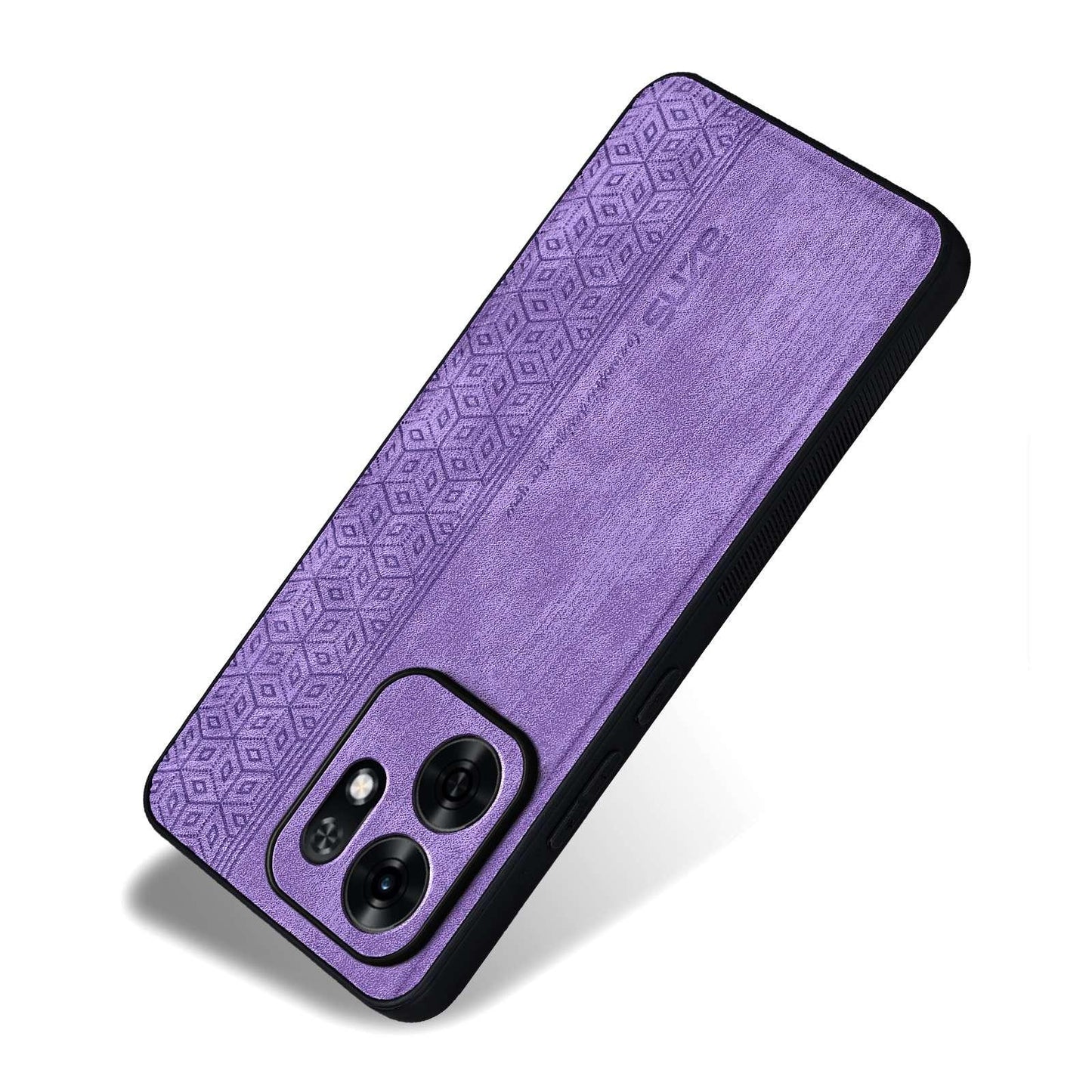 For Honor Play 80 5G/Play 60A 5G AZNS 3D Embossed Skin Feel Phone Case(Purple)