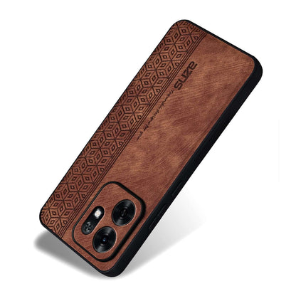 For Honor Play 80 5G/Play 60A 5G AZNS 3D Embossed Skin Feel Phone Case(Brown)