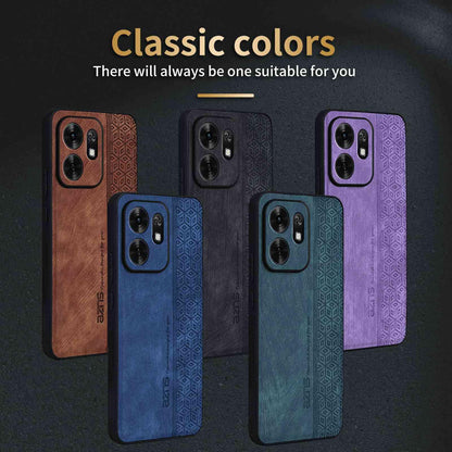 For Honor Play 80 5G/Play 60A 5G AZNS 3D Embossed Skin Feel Phone Case(Brown)