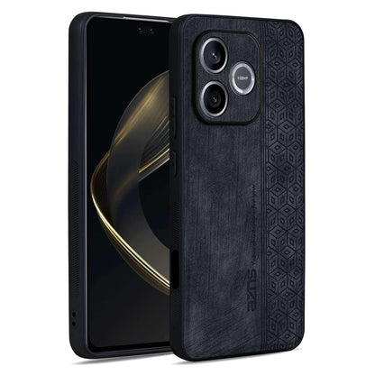 For Honor X80i 5G/600 Lite Global AZNS 3D Embossed Skin Feel Phone Case(Black)