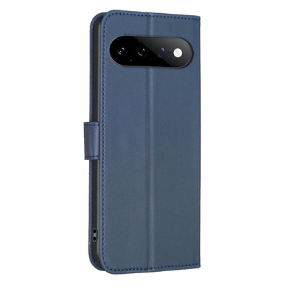 For Google Pixel 11 / 11 Pro Four-leaf Embossed Leather Phone Case - Blue - EDA006040607B