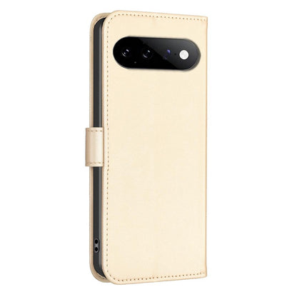 For Google Pixel 11 / 11 Pro Four-leaf Embossed Leather Phone Case - Gold - EDA006040607E