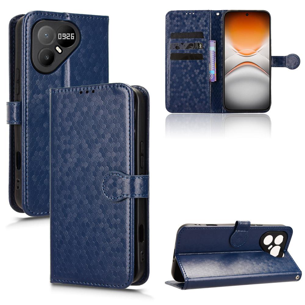 For Tecno Pova 8 Pro 5G Honeycomb Dot Texture Leather Phone Case - Blue - EDA006079837C