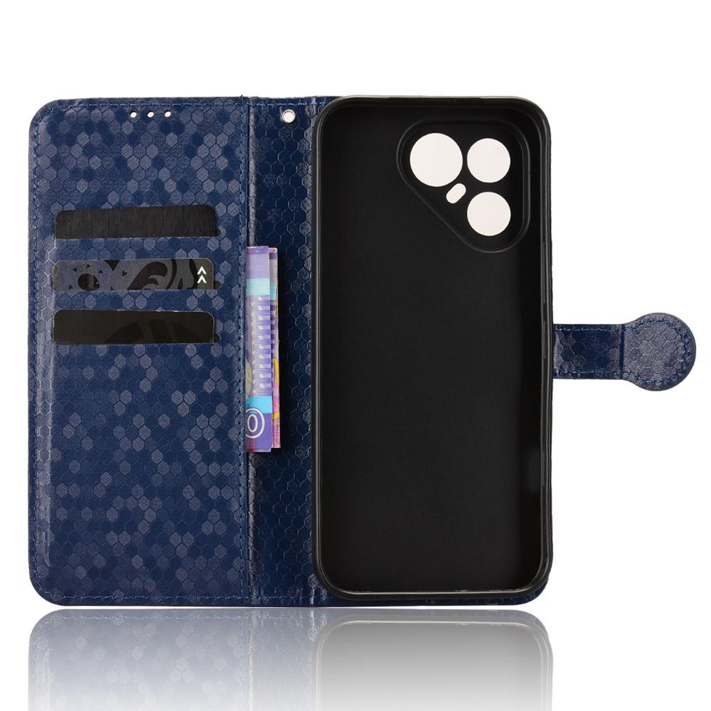 For Tecno Pova 8 Pro 5G Honeycomb Dot Texture Leather Phone Case - Blue - EDA006079837C