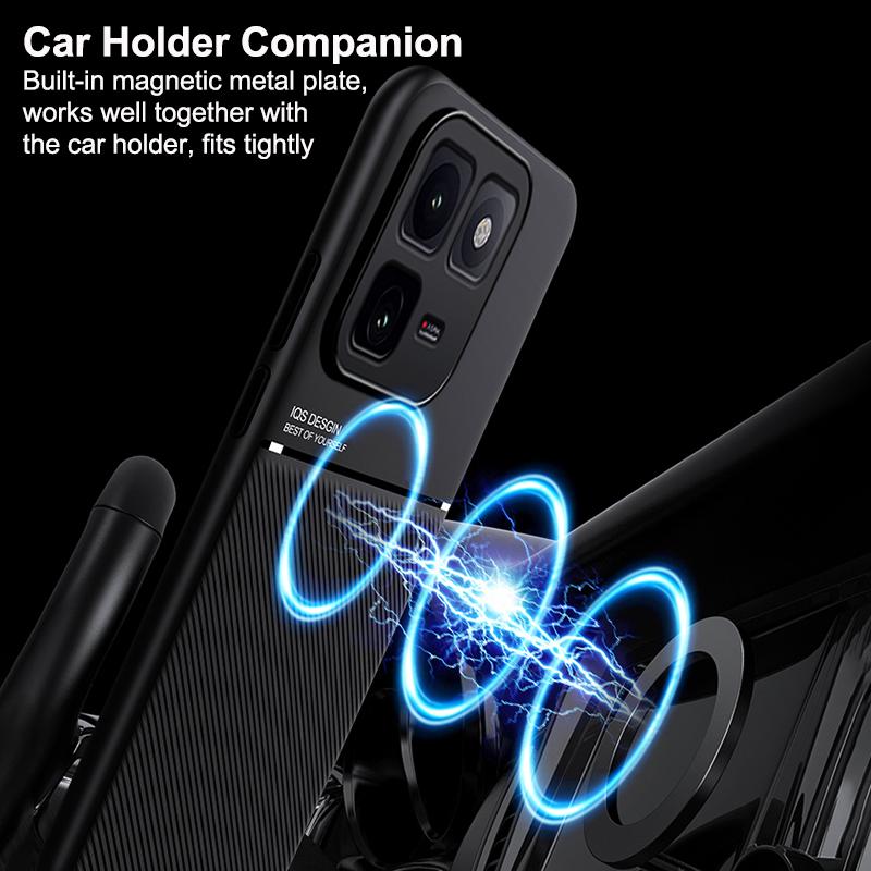 For vivo iQOO 15T 5G Classic Tilt Strip Grain Magnetic PC Hybrid TPU Phone Case - Red - EDA006081840C