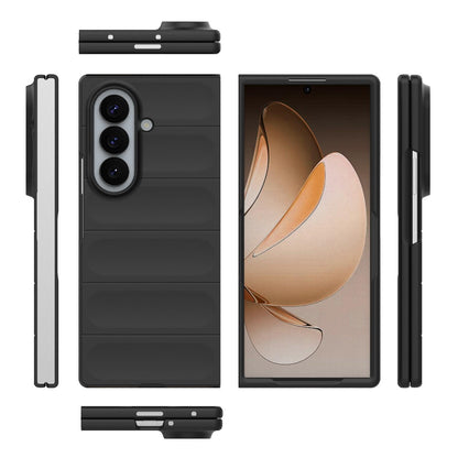 For Galaxy Z Fold8 Ultra 5G Magic Shield Fold PC Shockproof Phone Case - Black - EDA006082811A