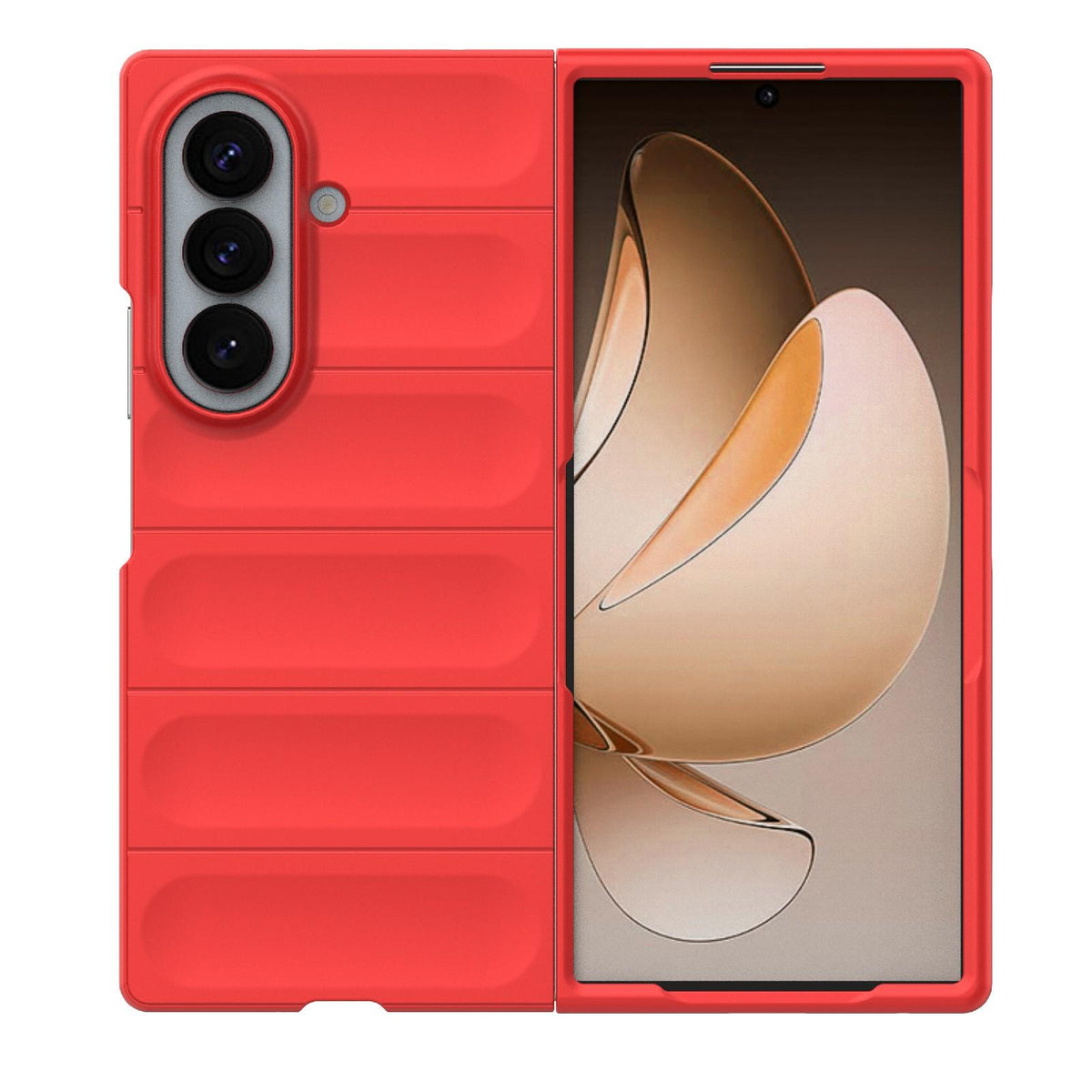 For Galaxy Z Fold8 Ultra 5G Magic Shield Fold PC Shockproof Phone Case - Red - EDA006082811B