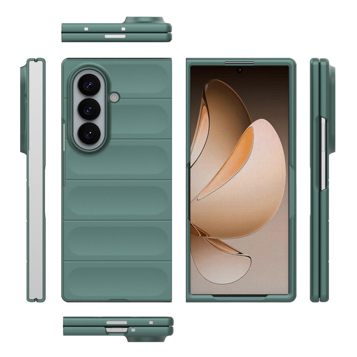 For Galaxy Z Fold8 Ultra 5G Magic Shield Fold PC Shockproof Phone Case - Dark Green - EDA006082811D