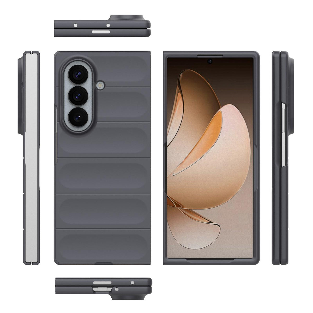 For Galaxy Z Fold8 Ultra 5G Magic Shield Fold PC Shockproof Phone Case - Dark Grey - EDA006082811E