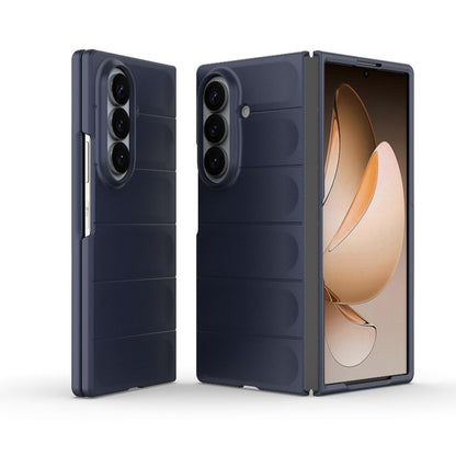 For Galaxy Z Fold8 Ultra 5G Magic Shield Fold PC Shockproof Phone Case - Dark Blue - EDA006082811G