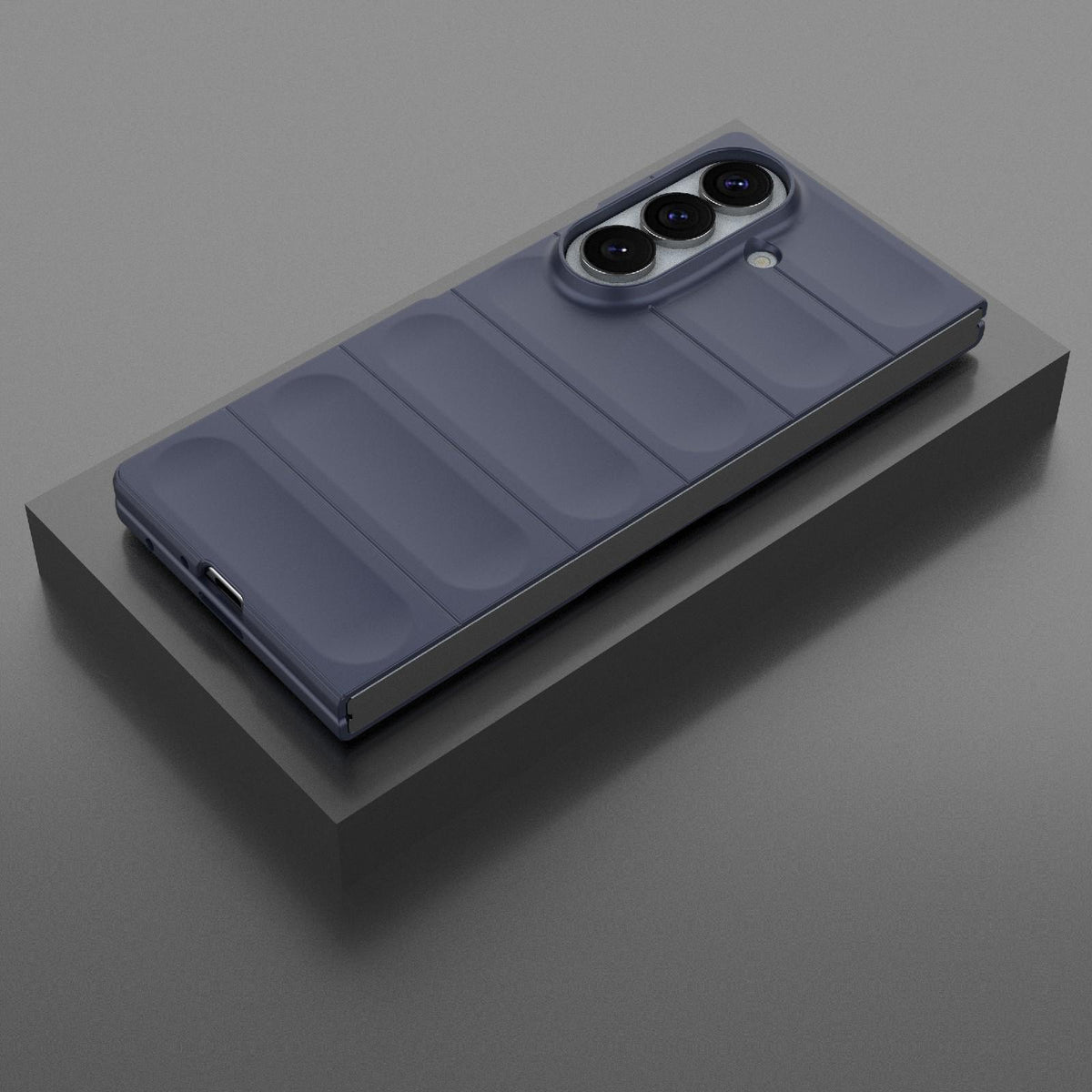 For Galaxy Z Fold8 Ultra 5G Magic Shield Fold PC Shockproof Phone Case - Dark Blue - EDA006082811G