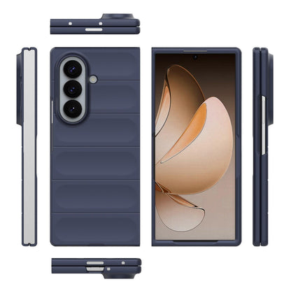 For Galaxy Z Fold8 Ultra 5G Magic Shield Fold PC Shockproof Phone Case - Dark Blue - EDA006082811G