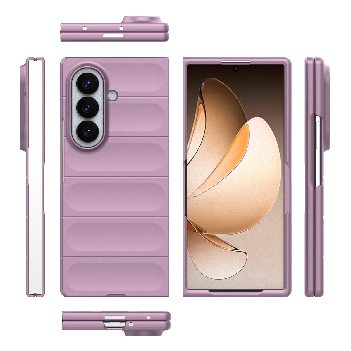 For Galaxy Z Fold8 Ultra 5G Magic Shield Fold PC Shockproof Phone Case - Purple - EDA006082811H