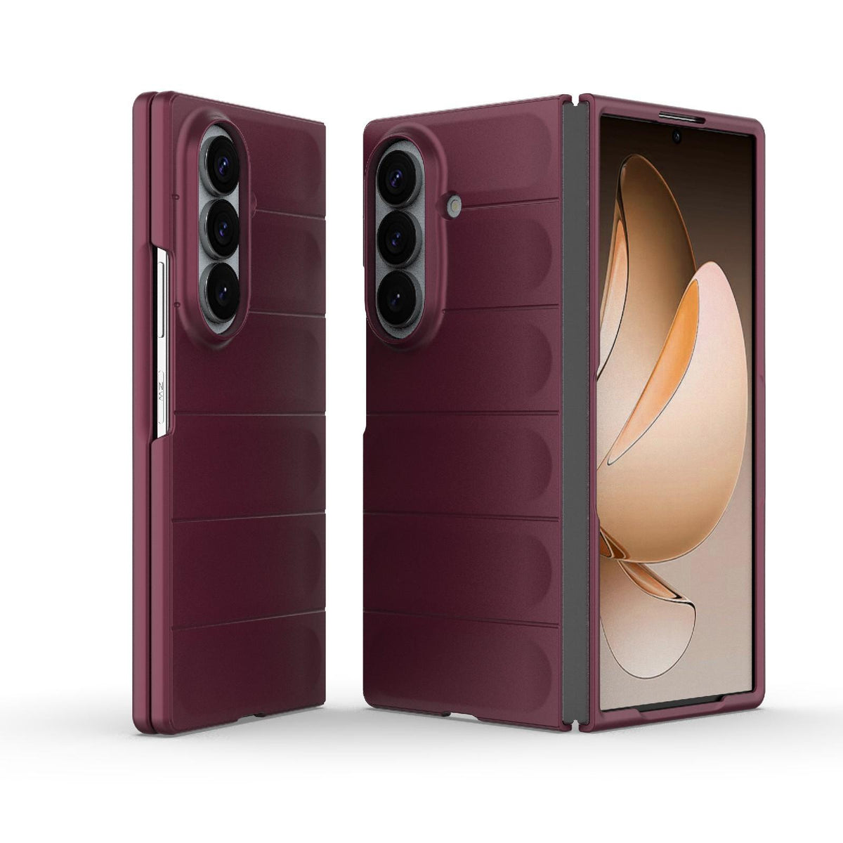 For Galaxy Z Fold8 Ultra 5G Magic Shield Fold PC Shockproof Phone Case - Wine Red - EDA006082811I