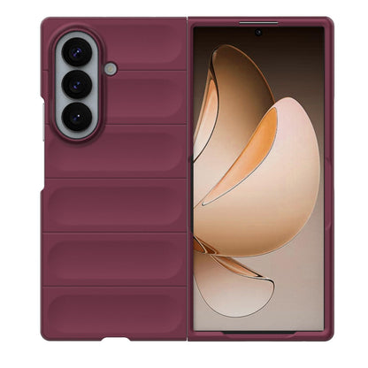 For Galaxy Z Fold8 Ultra 5G Magic Shield Fold PC Shockproof Phone Case - Wine Red - EDA006082811I