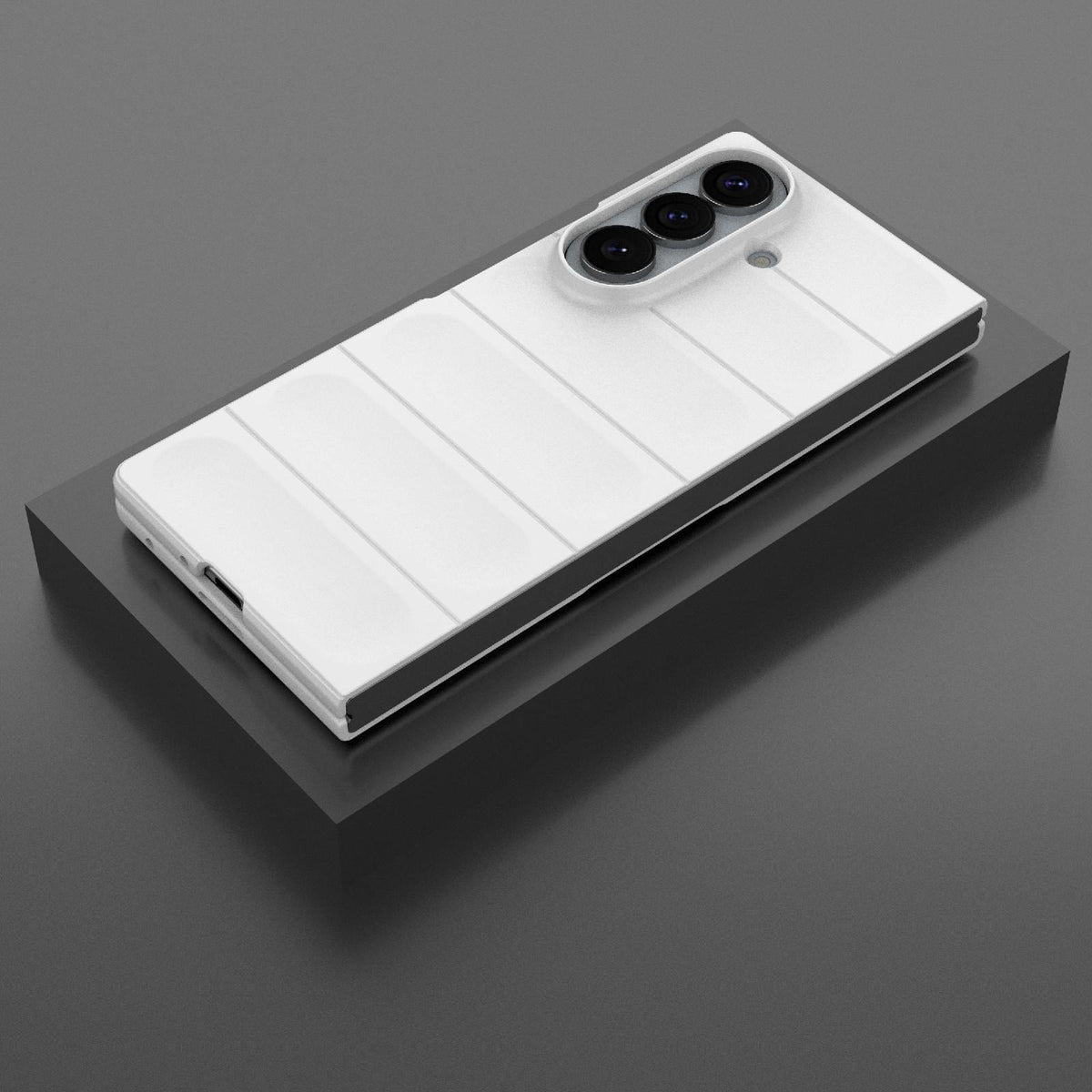 For Galaxy Z Fold8 Ultra 5G Magic Shield Fold PC Shockproof Phone Case - White - EDA006082811J