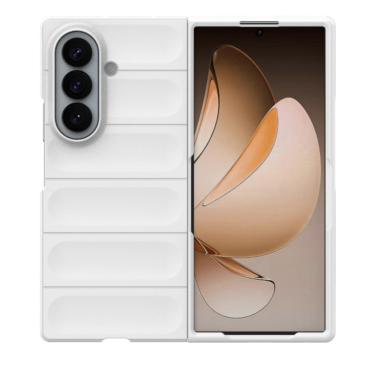 For Galaxy Z Fold8 Ultra 5G Magic Shield Fold PC Shockproof Phone Case - White - EDA006082811J