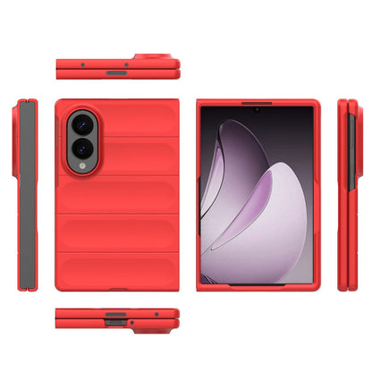 For Galaxy Z Fold8 5G Magic Shield Fold PC Shockproof Phone Case - Red - EDA006082812B