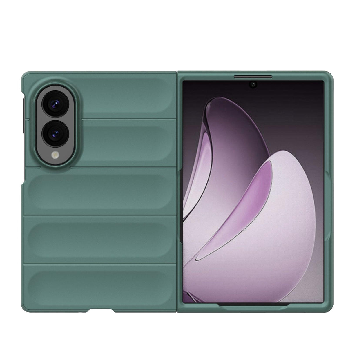 For Galaxy Z Fold8 5G Magic Shield Fold PC Shockproof Phone Case - Dark Green - EDA006082812D