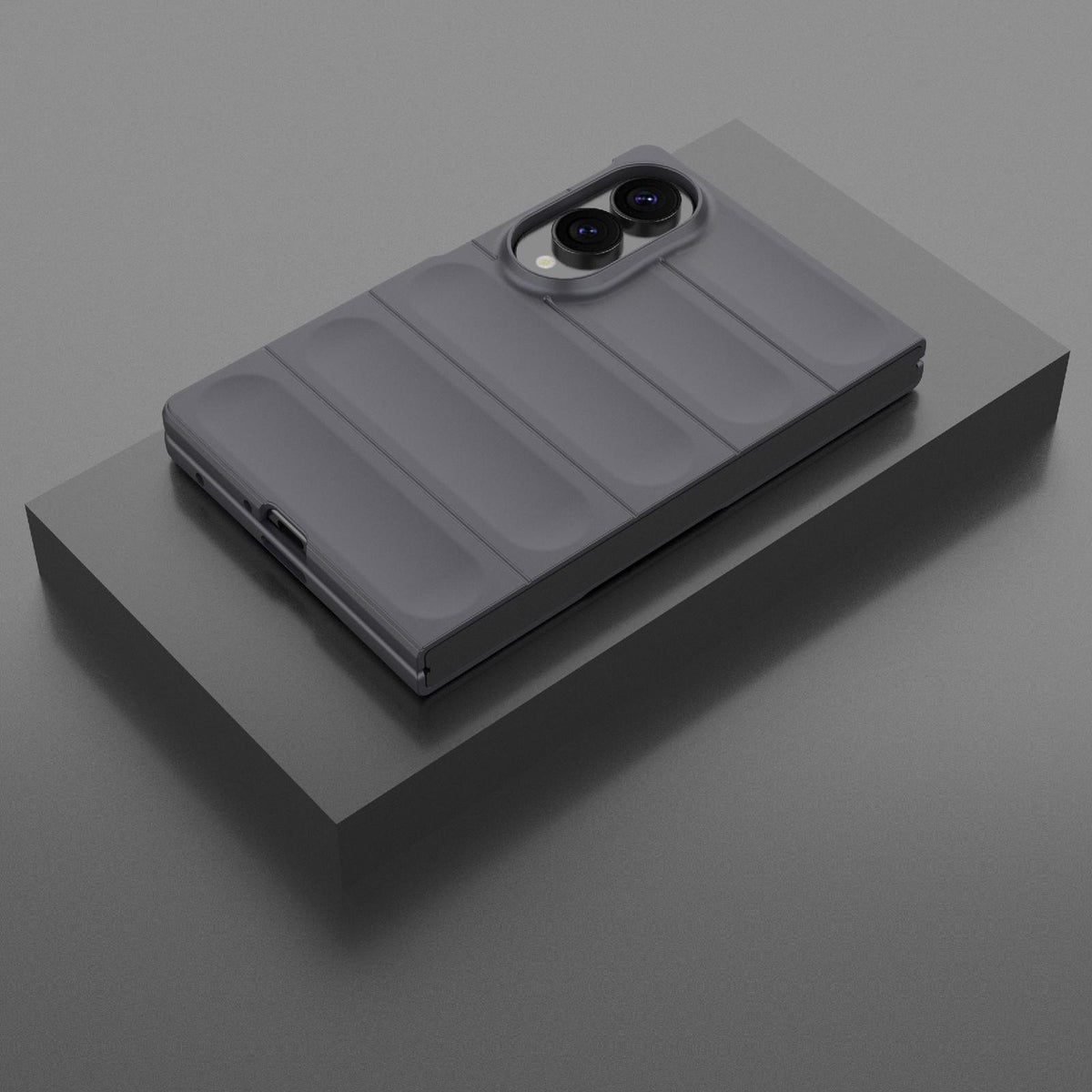 For Galaxy Z Fold8 5G Magic Shield Fold PC Shockproof Phone Case - Dark Grey - EDA006082812E