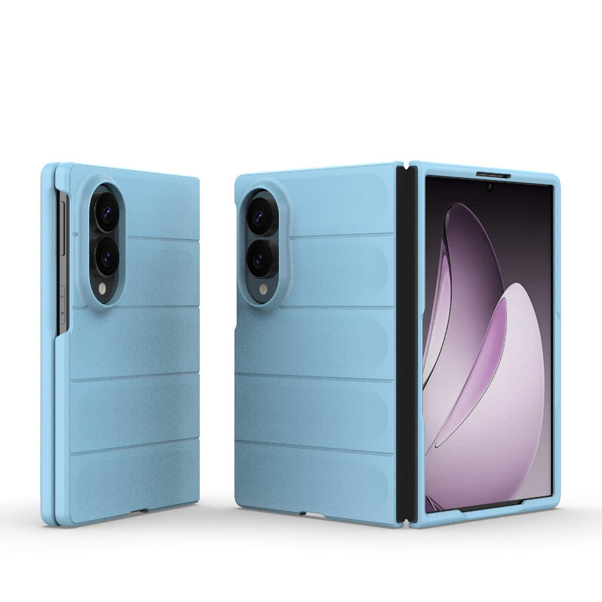 For Galaxy Z Fold8 5G Magic Shield Fold PC Shockproof Phone Case - Light Blue - EDA006082812F