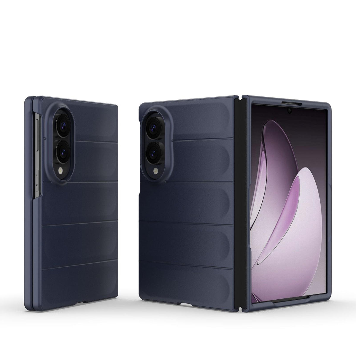 For Galaxy Z Fold8 5G Magic Shield Fold PC Shockproof Phone Case - Dark Blue - EDA006082812G