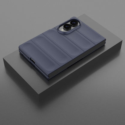 For Galaxy Z Fold8 5G Magic Shield Fold PC Shockproof Phone Case - Dark Blue - EDA006082812G