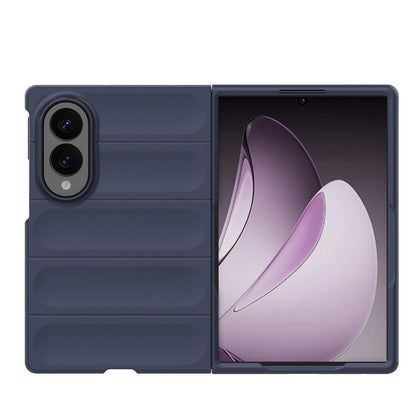 For Galaxy Z Fold8 5G Magic Shield Fold PC Shockproof Phone Case - Dark Blue - EDA006082812G