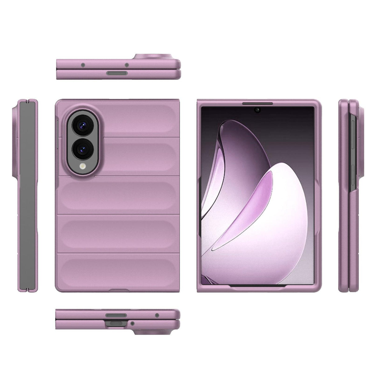 For Galaxy Z Fold8 5G Magic Shield Fold PC Shockproof Phone Case - Purple - EDA006082812H