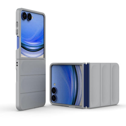 For Galaxy Z Flip8 5G Magic Shield Fold PC Shockproof Phone Case - Grey - EDA006082813C