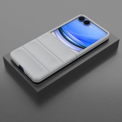 For Galaxy Z Flip8 5G Magic Shield Fold PC Shockproof Phone Case - Grey - EDA006082813C
