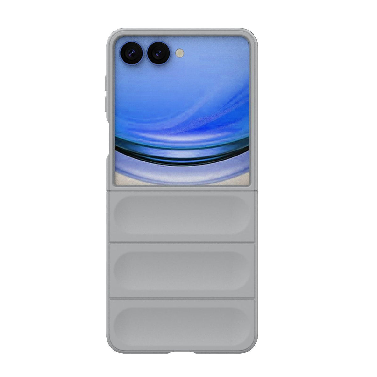 For Galaxy Z Flip8 5G Magic Shield Fold PC Shockproof Phone Case - Grey - EDA006082813C