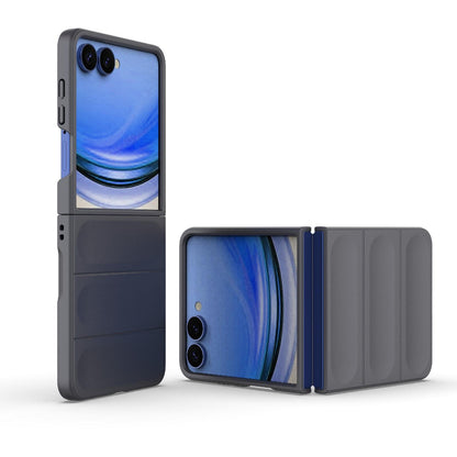 For Galaxy Z Flip8 5G Magic Shield Fold PC Shockproof Phone Case - Dark Grey - EDA006082813E