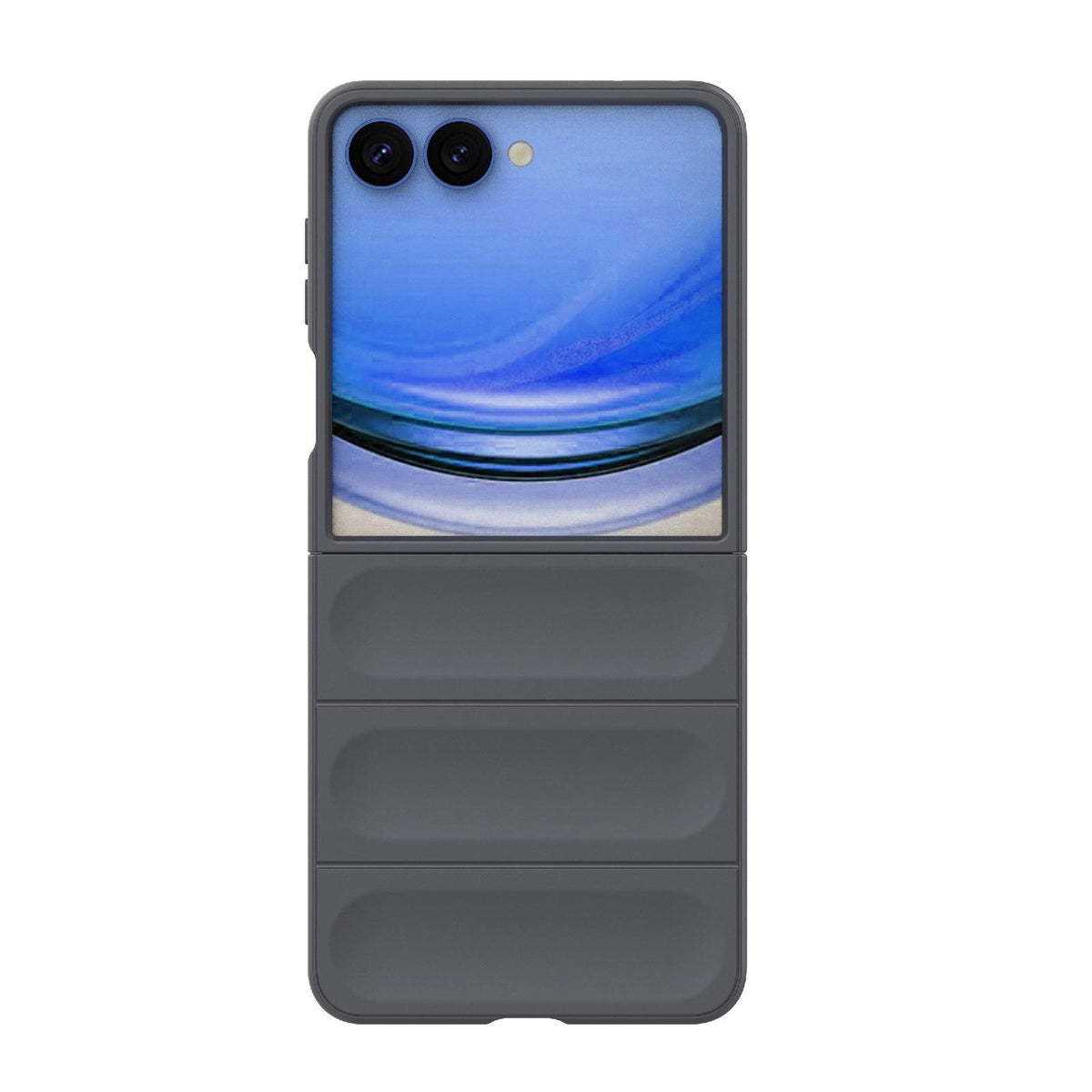 For Galaxy Z Flip8 5G Magic Shield Fold PC Shockproof Phone Case - Dark Grey - EDA006082813E