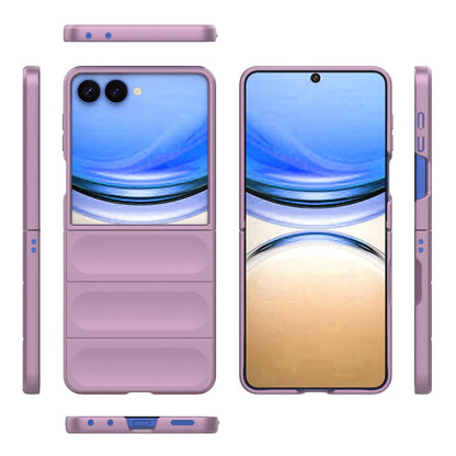 For Galaxy Z Flip8 5G Magic Shield Fold PC Shockproof Phone Case - Purple - EDA006082813H