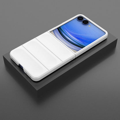 For Galaxy Z Flip8 5G Magic Shield Fold PC Shockproof Phone Case - White - EDA006082813J