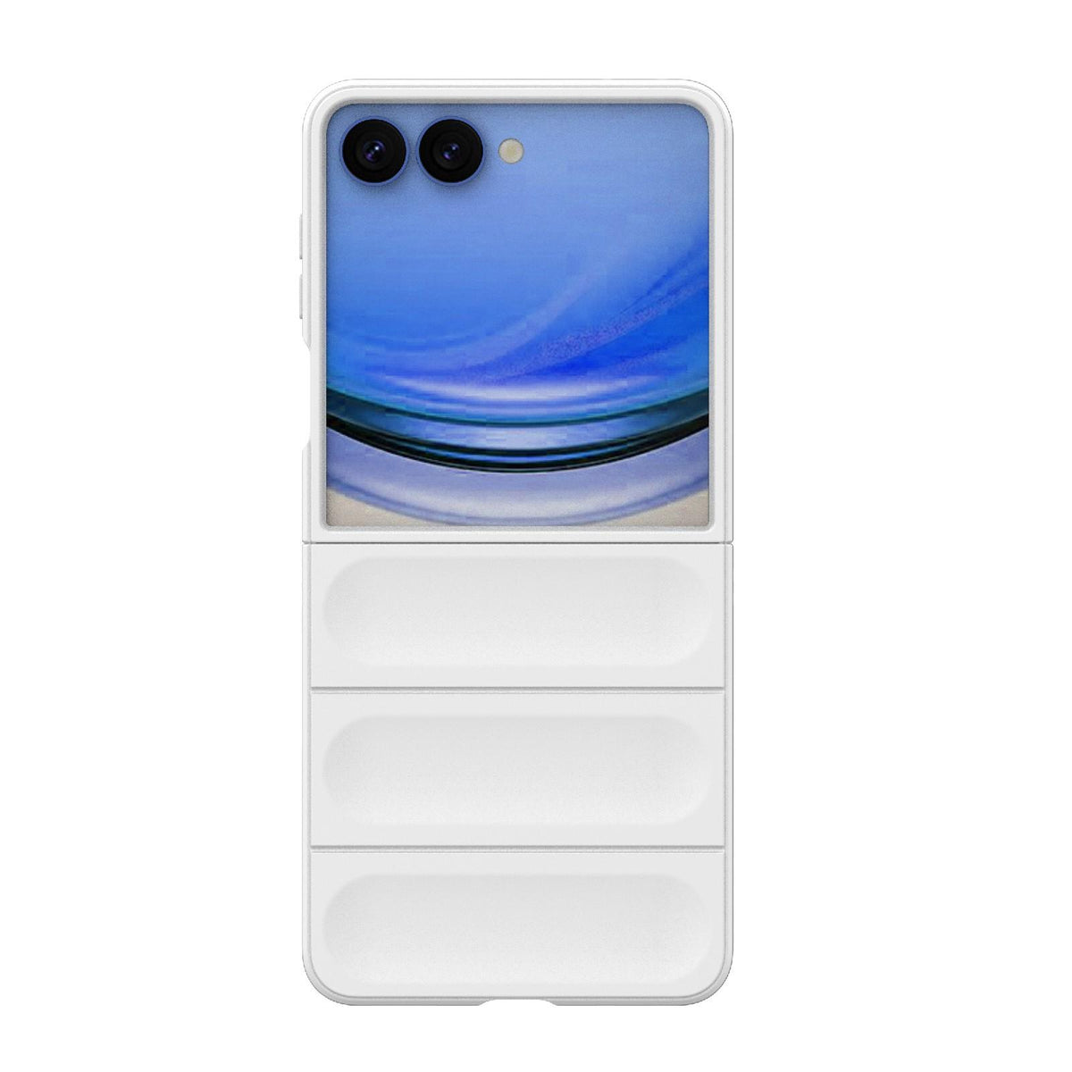 For Galaxy Z Flip8 5G Magic Shield Fold PC Shockproof Phone Case - White - EDA006082813J