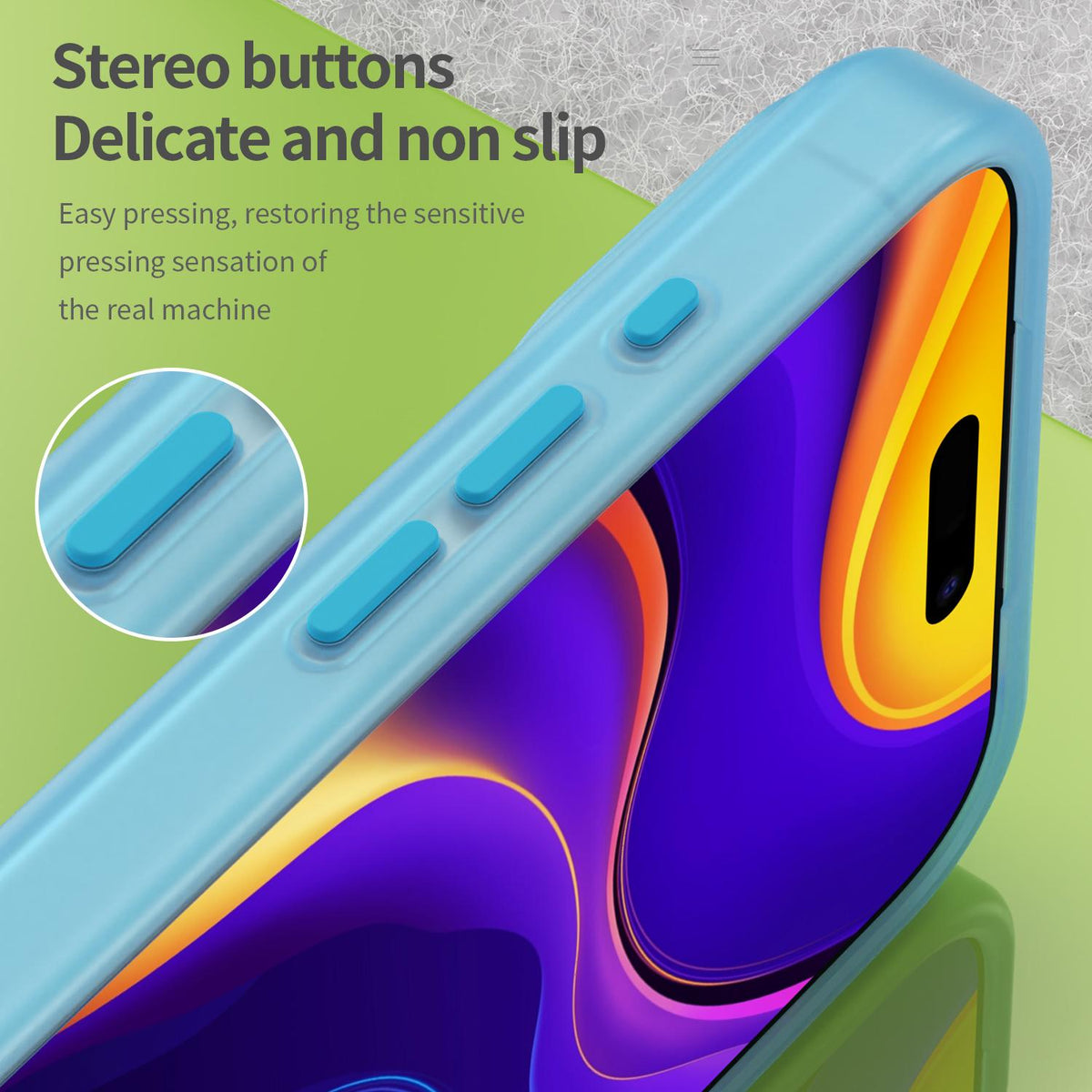 For iPhone 18 Pro Max MagSafe Frosted Translucent TPU + PC Full Coverage Phone Case - Blue - EDA006083729E